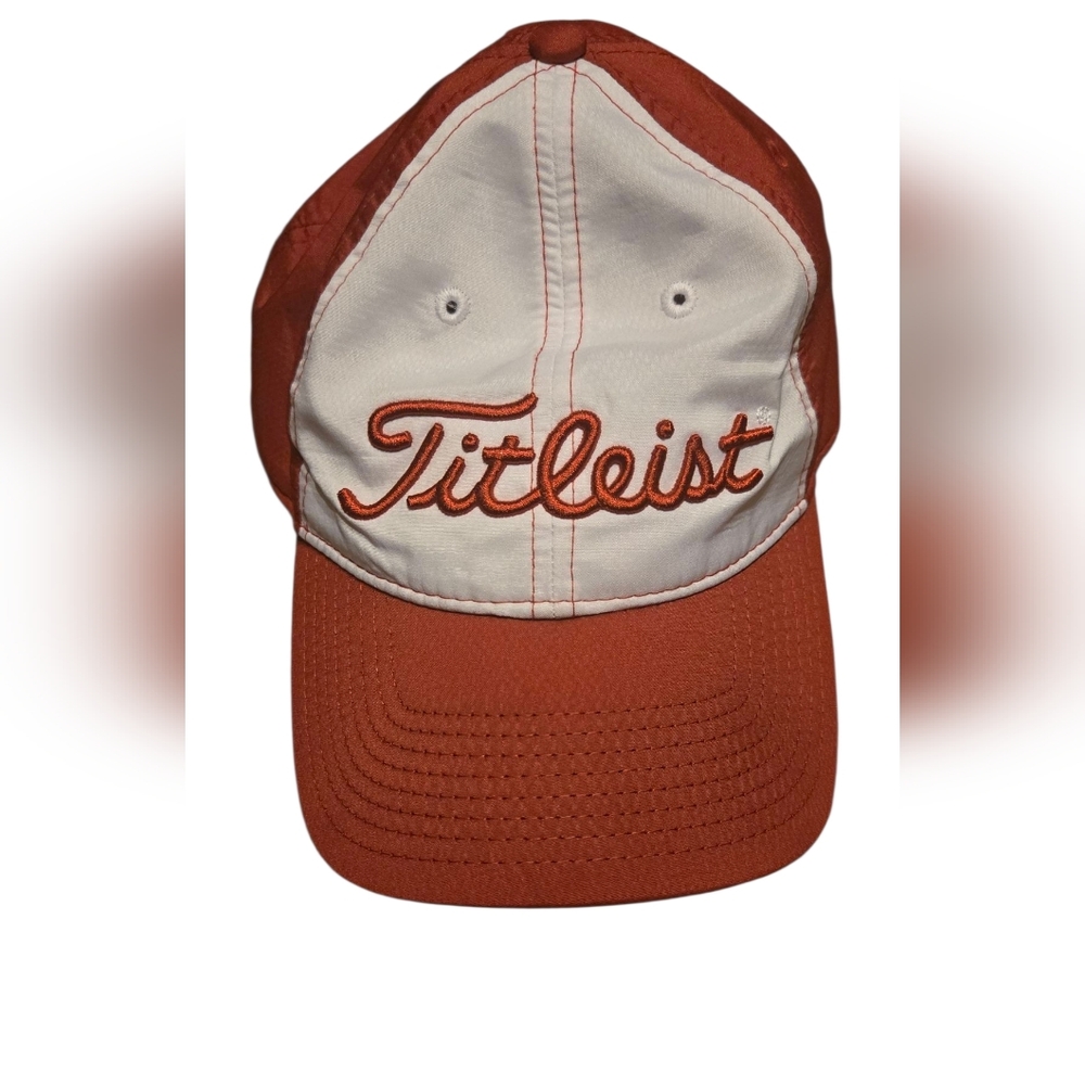 Titleist Two-Tone Rust and White Women's Golf Cap